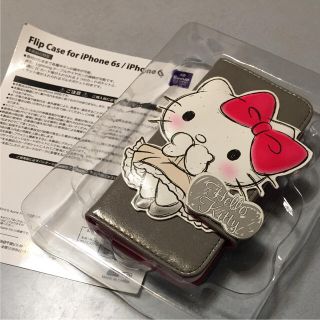 サンリオ(サンリオ)の新品✨キティちゃん手帳型iPhoneケース  6s ・６(iPhoneケース)