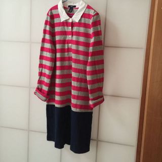 ギャップキッズ(GAP Kids)のGAP  ボーダーワンピース・160cm(ワンピース)