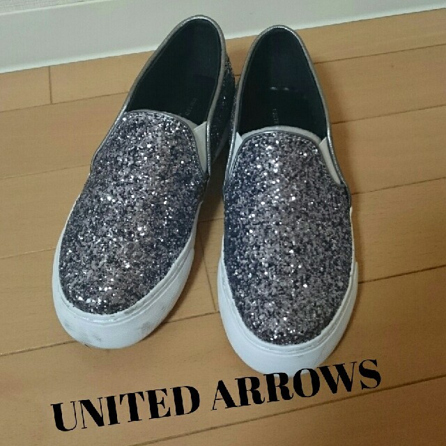 UNITED ARROWSグリッタースリッポン