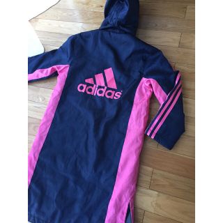 アディダス(adidas)の【専用】アディダス  ベンチコート  130 女の子(ジャケット/上着)