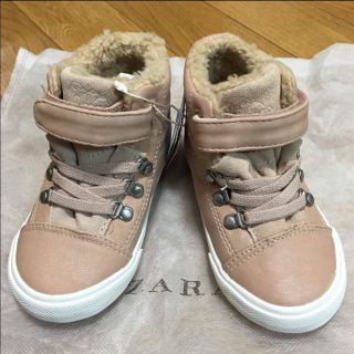 ザラ(ZARA)のZara裏地付きカジュアルバスケットシューズ 15cm(その他)