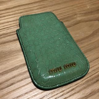 ミュウミュウ(miumiu)のmiumiu♢iPhone5・5S・SE携帯ケース(iPhoneケース)