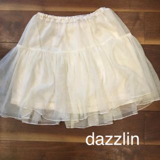 ダズリン(dazzlin)のdazzlin チュールフレアスカート(ミニスカート)