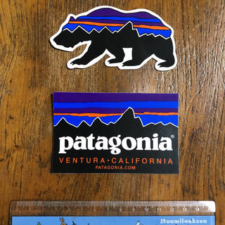 パタゴニア(patagonia)のパタゴニア ステッカー ロゴ3 クマセット(登山用品)