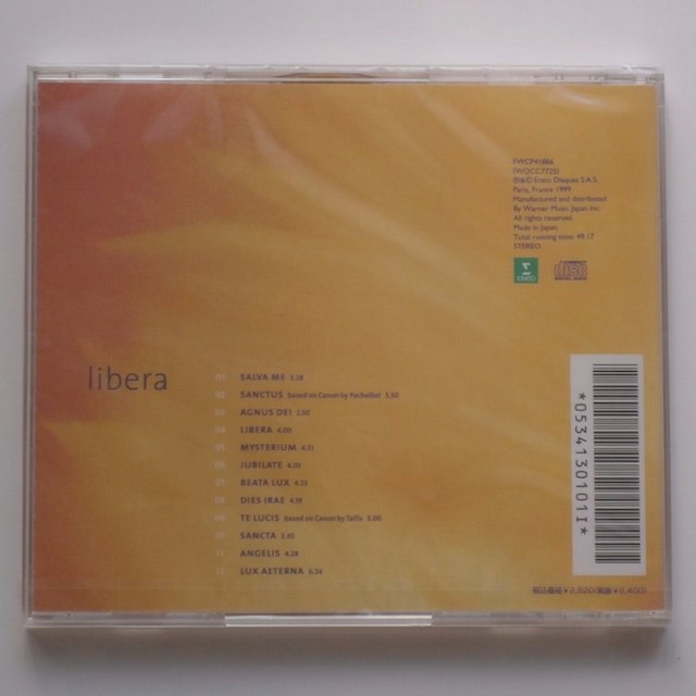 未開封CD【リベラ】/libera/送料無料/R0004 エンタメ/ホビーのCD(クラシック)の商品写真