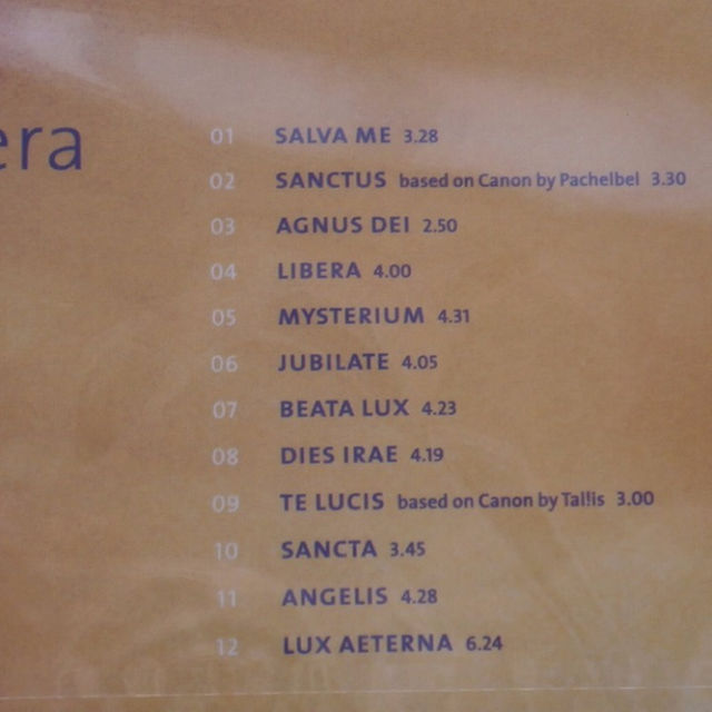 未開封CD【リベラ】/libera/送料無料/R0004 エンタメ/ホビーのCD(クラシック)の商品写真