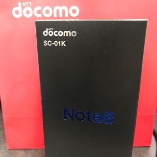 エヌティティドコモ(NTTdocomo)の【新品】ドコモ SC-01K Galaxy Note 8 SIMフリー(スマートフォン本体)