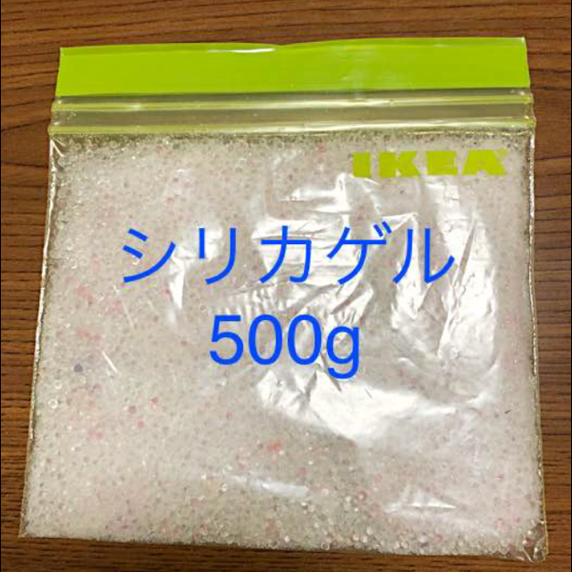 ドライフラワー用シリカゲル 500g ハンドメイドのフラワー/ガーデン(ドライフラワー)の商品写真