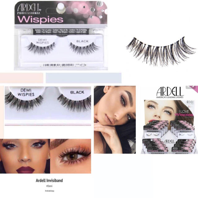 ラスト1点 ARDELL 100%人毛付けまつ毛 Demi Wispies コスメ/美容のベースメイク/化粧品(つけまつげ)の商品写真