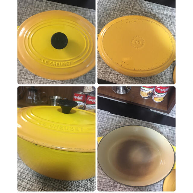 LE CREUSET - ル・クルーゼ ココットオーバル 25cm ディジョンイエロー