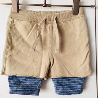 ベビーギャップ(babyGAP)のbaby gap ベージュのショートパンツ膝保護できるスパッツ付き(パンツ)