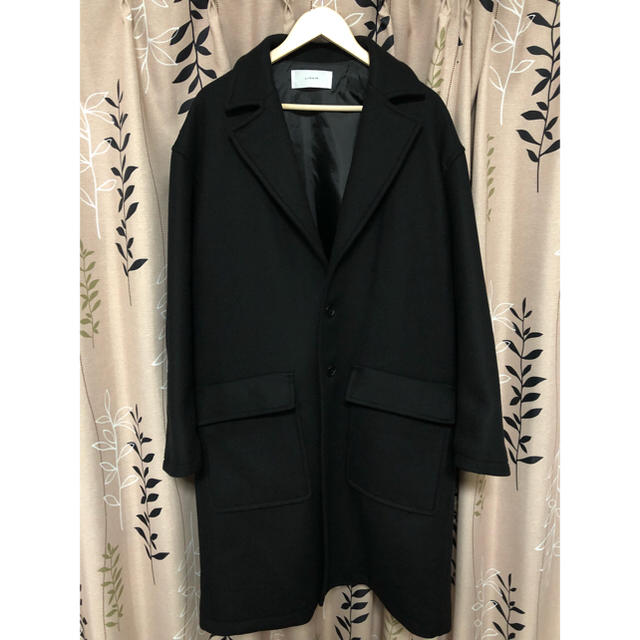 ダブルサージメルトンオーバーコート L  メンズのジャケット/アウター(チェスターコート)の商品写真