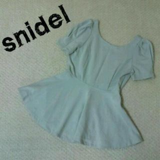 スナイデル(SNIDEL)のsnidel tops(Tシャツ(半袖/袖なし))