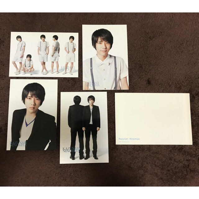 嵐(アラシ)の二宮和也 ポストカード エンタメ/ホビーのタレントグッズ(アイドルグッズ)の商品写真