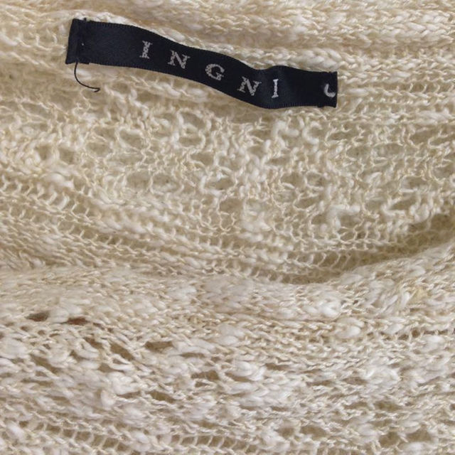 INGNI(イング)のイング INGNI 鍵編みサマーニット レディースのトップス(その他)の商品写真