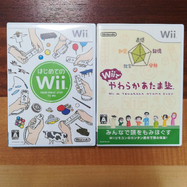 Wii(ウィー)の4点セット エンタメ/ホビーのゲームソフト/ゲーム機本体(家庭用ゲームソフト)の商品写真