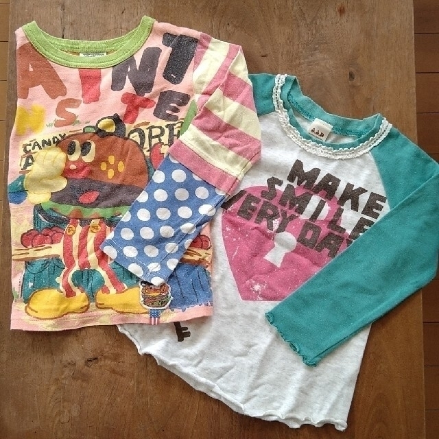 Bit'z(ビッツ)の女の子　7点セット　110ｾﾝﾁ キッズ/ベビー/マタニティのキッズ服男の子用(90cm~)(Tシャツ/カットソー)の商品写真