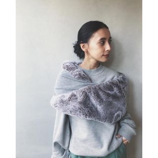 アメリヴィンテージ(Ameri VINTAGE)のAMERI  FUR TIPPET TOP(トレーナー/スウェット)