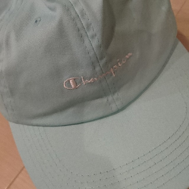 Champion(チャンピオン)の☆新品☆championキャップ ミントブルー フリーサイズ レディースの帽子(キャップ)の商品写真