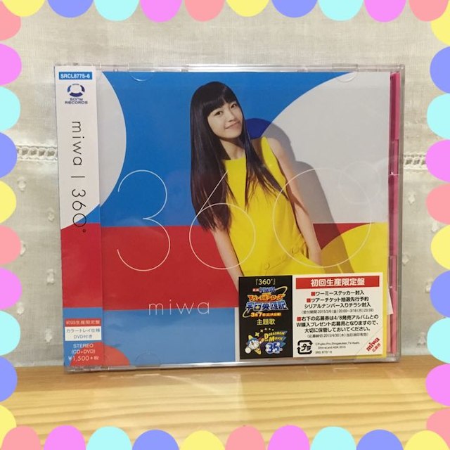 miwa ☆360°（初回生産限定盤CD+DVD）☆ エンタメ/ホビーのエンタメ その他(その他)の商品写真