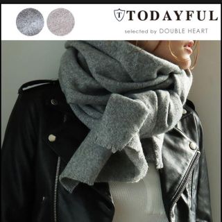 トゥデイフル(TODAYFUL)のうー☆様専用TODAYFUL⭐️今期 フリンジストール(マフラー/ショール)