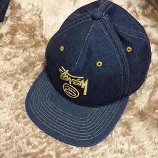 ステューシー(STUSSY)のデニムキャップ(キャップ)