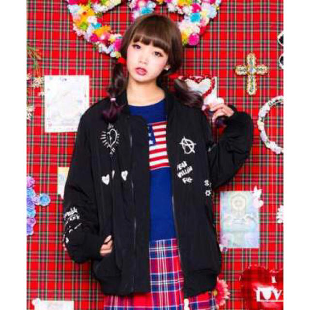 Candy Stripper トラックジャケット ネイビー はなす Candy Stripper トラックジャケット ネイビー はなす