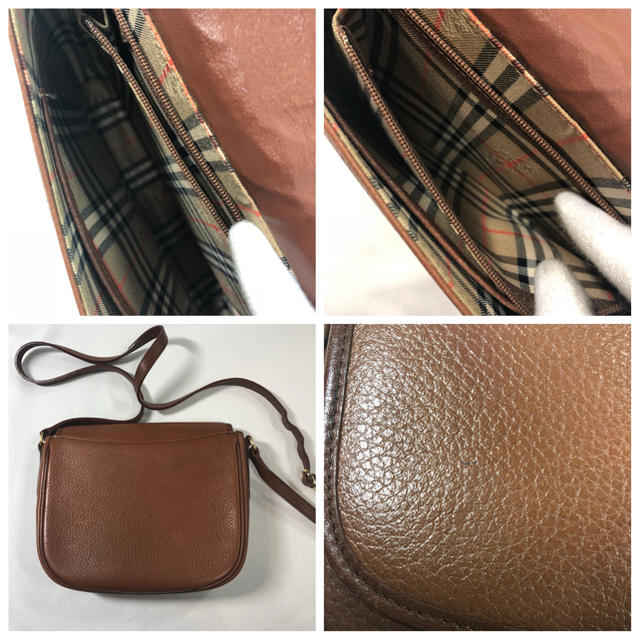 BURBERRY(バーバリー)のBurberrys無地 ショルダーバッグ 美品 正規品 レディースのバッグ(ショルダーバッグ)の商品写真