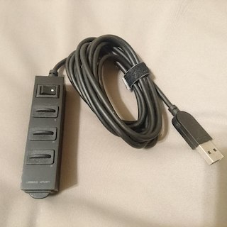 エレコム(ELECOM)の【まっつん様専用】USBハブ 4ポート スイッチ付き(PC周辺機器)