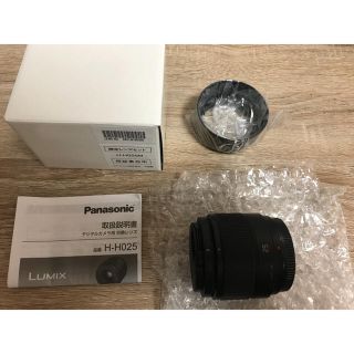 パナソニック(Panasonic)の新品！！交換レンズ 25mm f1.7 Panasonic(レンズ(単焦点))