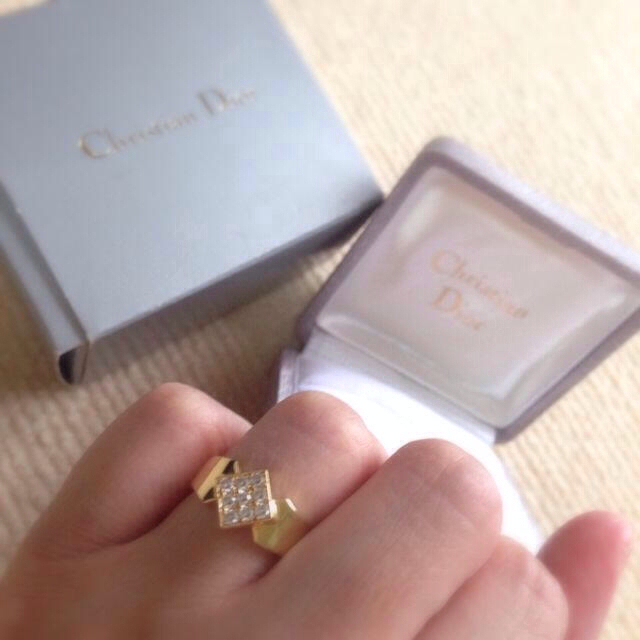 Christian Dior(クリスチャンディオール)の殿へい様用 Dior❤︎k18 ring レディースのアクセサリー(リング(指輪))の商品写真
