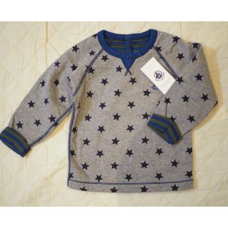 プチバトー(PETIT BATEAU)のプチバトー チュビック星プリント長袖Tシャツ 24m(Ｔシャツ)