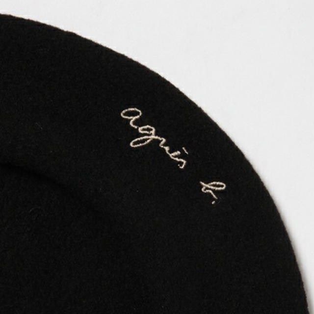 agnes b.(アニエスベー)のagnes b. logo béret ゆゆ様専用 レディースの帽子(ハンチング/ベレー帽)の商品写真