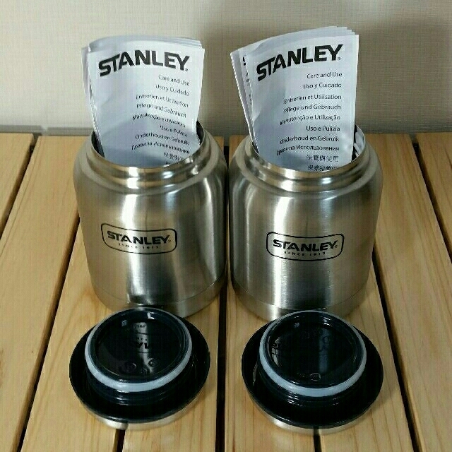 Stanley(スタンレー)の■新品　未使用■2個セット■スタンレー　真空フードジャー　0.41L シルバー スポーツ/アウトドアのアウトドア(食器)の商品写真