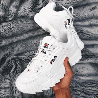 フィラ(FILA)の27.0cm FILA DISRUPTOR2 白フィラ 厚底スニーカー 新品(スニーカー)