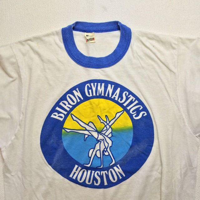 BEAMS(ビームス)のBironGymnastics/S.StarsビンテージTシャツ(アメリカ製) メンズのトップス(Tシャツ/カットソー(半袖/袖なし))の商品写真