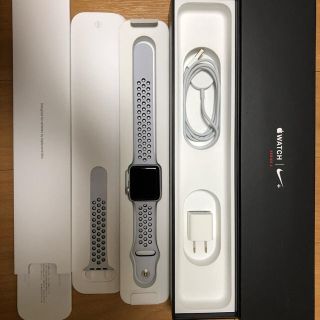 アップルウォッチ(Apple Watch)のSERIES 3 GPS + Cellular モデル Nike スポーツバンド(腕時計(デジタル))