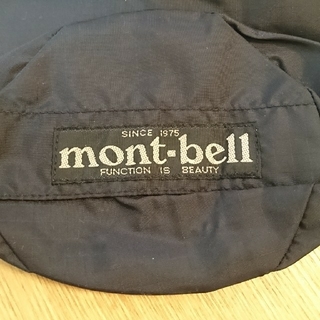 モンベル(mont bell)のmont-bellモンベル巾着ナイロン袋黒バック(その他)
