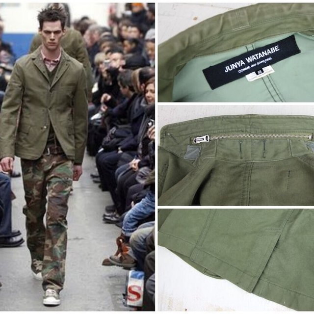 COMME des GARÇONS ミリタリージャケット m-65 SS リニューアル www