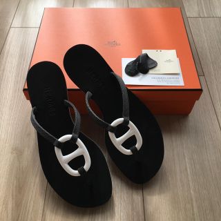 エルメス(Hermes)の超美品！エルメス サンダル 35ハーフ(サンダル)