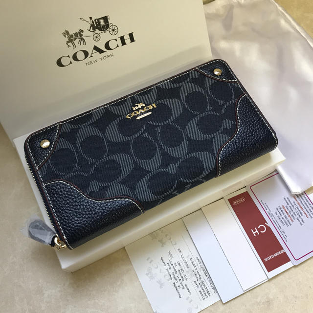 COACH(コーチ)のSALE coach 長財布 デニム コーチ 新品 レディースのファッション小物(財布)の商品写真