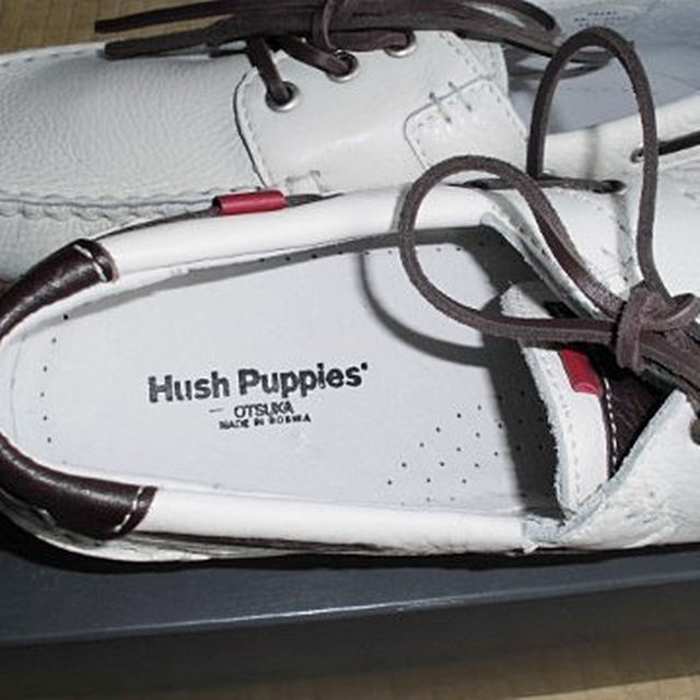 Hush Puppies(ハッシュパピー)の新品 未使用 Hush Puppiesデッキシューズ|ハッシュパピー スニーカー メンズの靴/シューズ(デッキシューズ)の商品写真