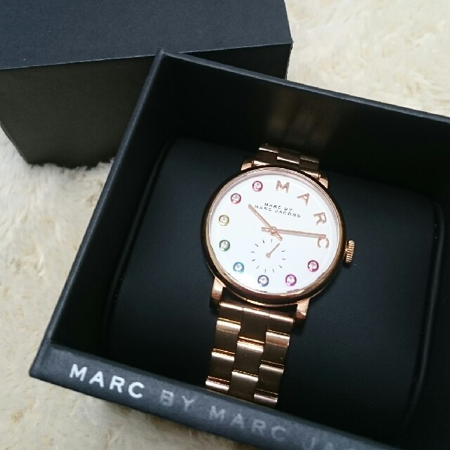 MARC BY MARC JACOBSピンクゴールド腕時計