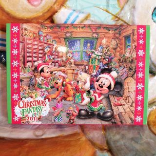 ディズニー(Disney)のTDR メモ クリスマスファンタジー 8種類 手紙メモ ディズニー ミッキー(ノート/メモ帳/ふせん)