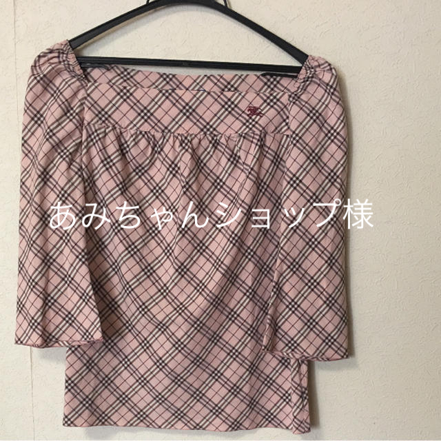 BURBERRY BLUE LABEL(バーバリーブルーレーベル)のバーバリーブルーレーベル ブラウス レディースのトップス(シャツ/ブラウス(長袖/七分))の商品写真