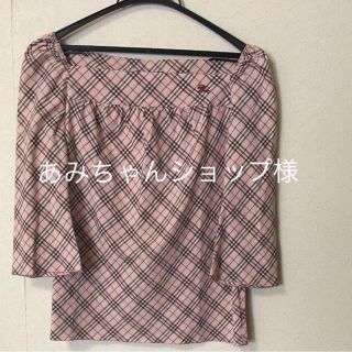 バーバリーブルーレーベル(BURBERRY BLUE LABEL)のバーバリーブルーレーベル ブラウス(シャツ/ブラウス(長袖/七分))