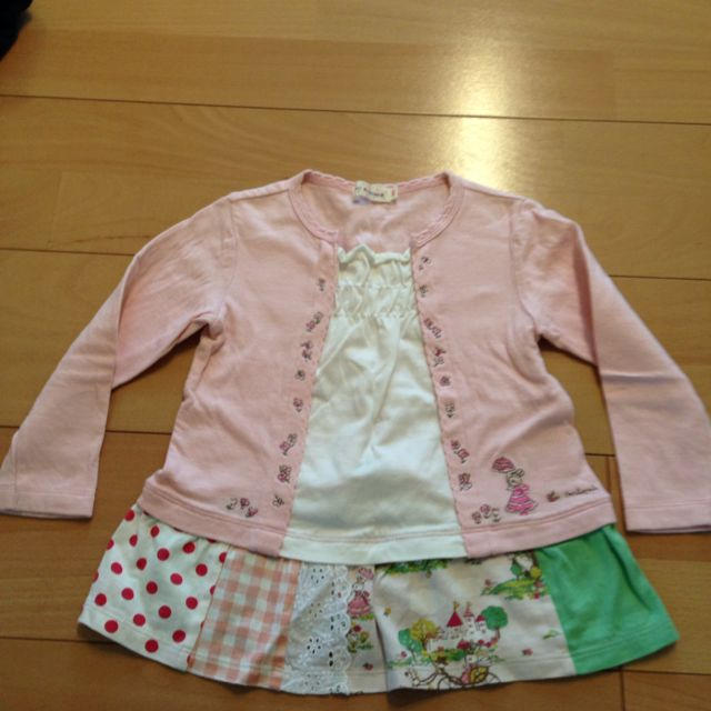 KP(ニットプランナー)のKP  長袖チェニック キッズ/ベビー/マタニティのキッズ服女の子用(90cm~)(その他)の商品写真