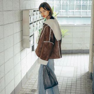 BEAUTY&YOUTH UNITED ARROWS - perverze パーバーズ ムートン コート E