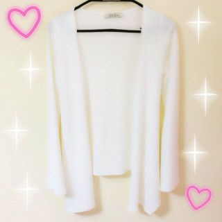 美品♪カーディガン♡♡white(カーディガン)