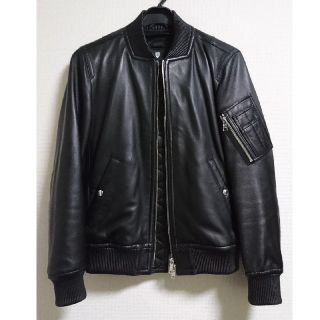 ブラックレーベルクレストブリッジ(BLACK LABEL CRESTBRIDGE)のブラックレーベルクレストブリッジ MA-1 レザー(レザージャケット)